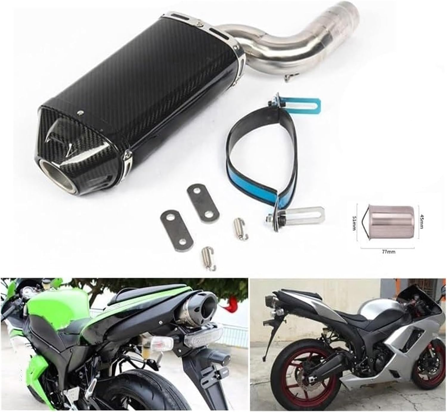 排気管 【シマリス】 🌰 に適合するZX6R に適合するZX-6R 2021-2025 用
